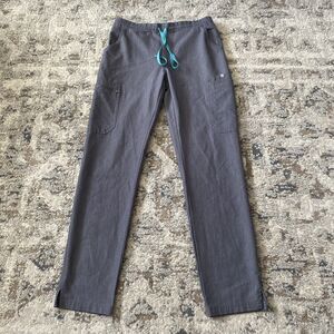 Figs Yola Skinny Scrub Pants Women’s Sz XS Technical Collection Graphite Gray